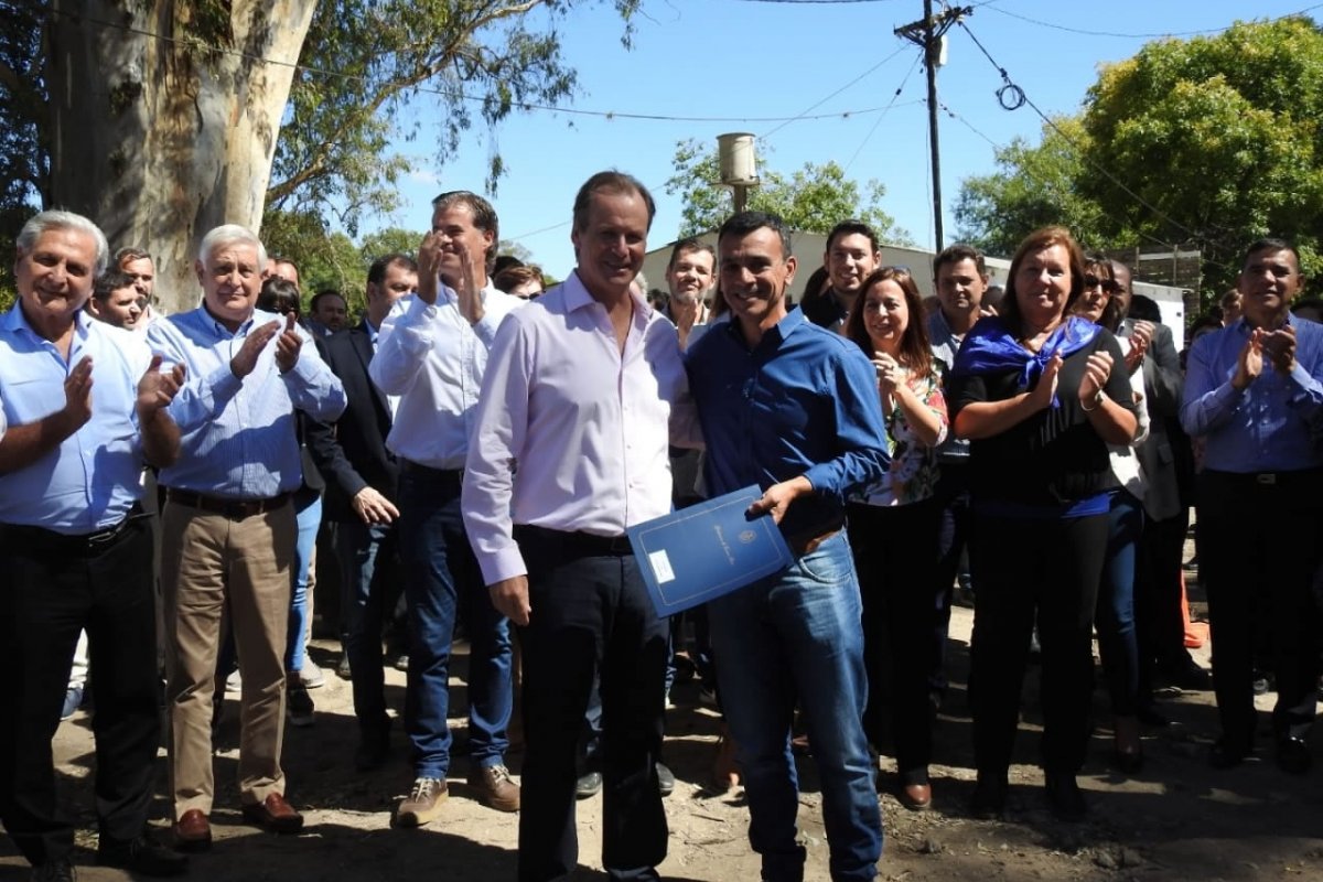 El intendente Silva con Bordet El intendente Silva con Bordet
