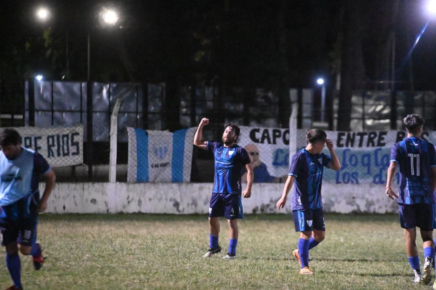 Federico Fiorotto convirti&oacute; el segundo tanto decano. Foto: Mauricio R&iacute;os