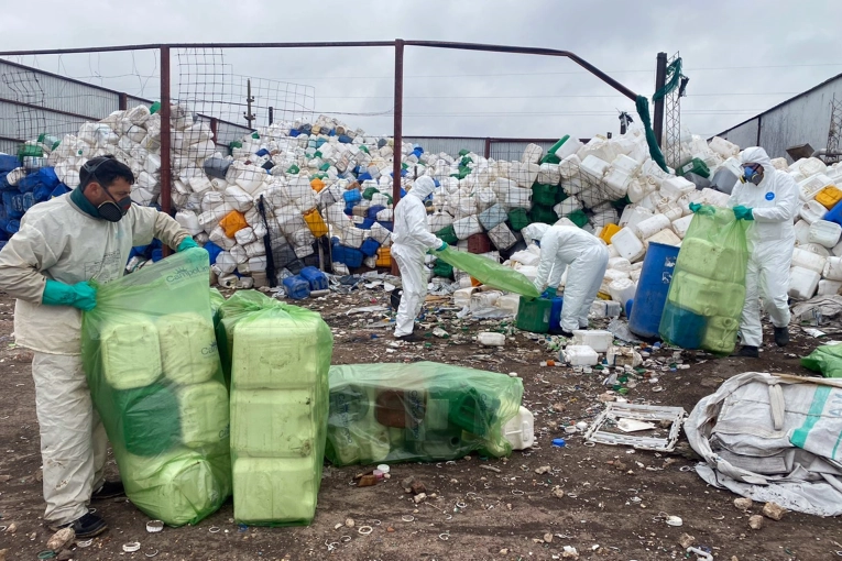 Entre Ríos recuperó más de 390.000 kilos de envases de fitosanitarios en 2025