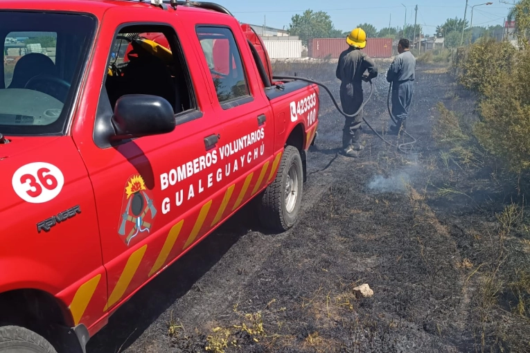 Varias salidas de Bomberos en Gualeguaychú este jueves
