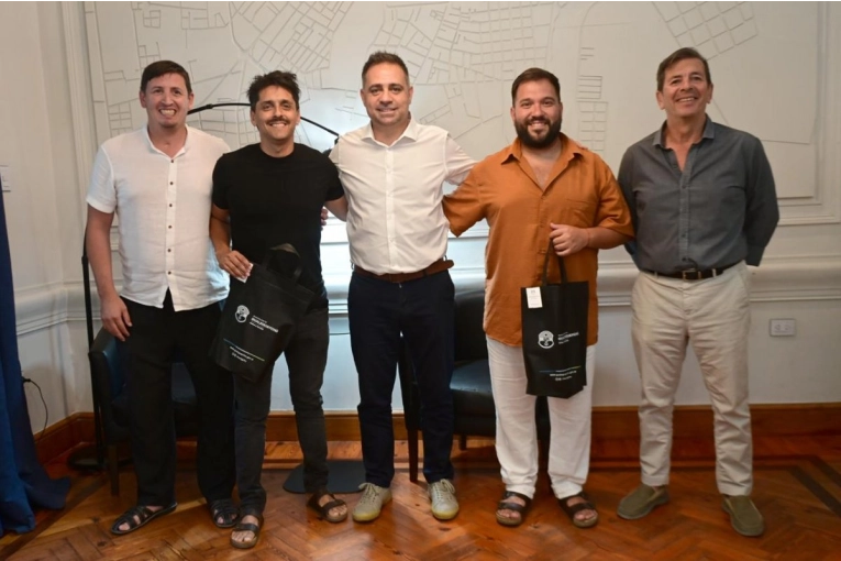 Davico recibió a Damián Lemes y al dúo ArchainaCabeza en el Día Nacional del Músico Argentino