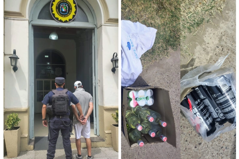 Recuperaron bebidas robadas del camión repartidor de una bodega