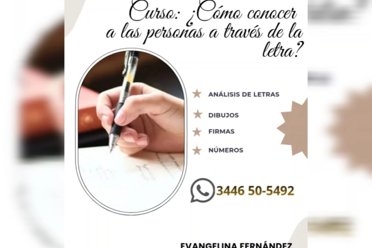 Anuncian el comienzo de los cursos de Grafología