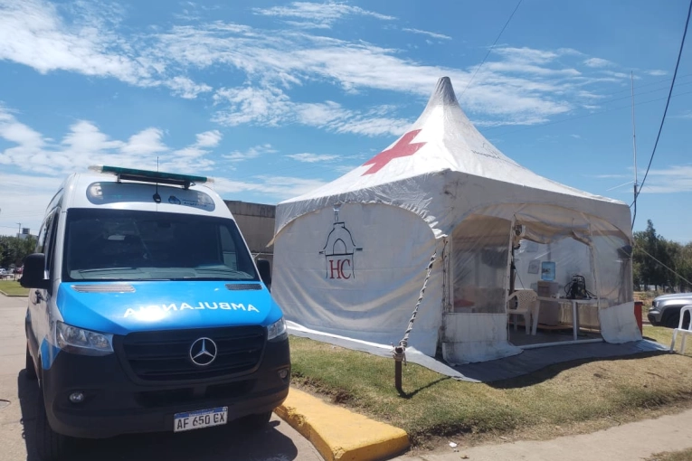 La posta sanitaria realizó más de 30 atenciones en tres días
