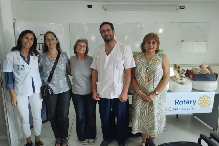El hospital Centenario recibió una nueva donación del Rotary Club Gualeguaychú
