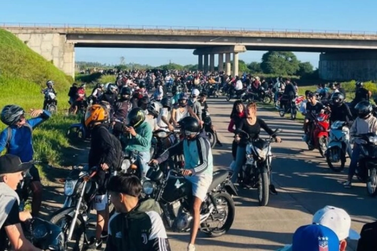 Policía y Tránsito frustraron un domingrau que pretendía realizarse dentro de la ciudad