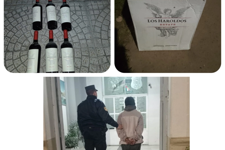 ¿De dónde sacó esa caja de vinos?