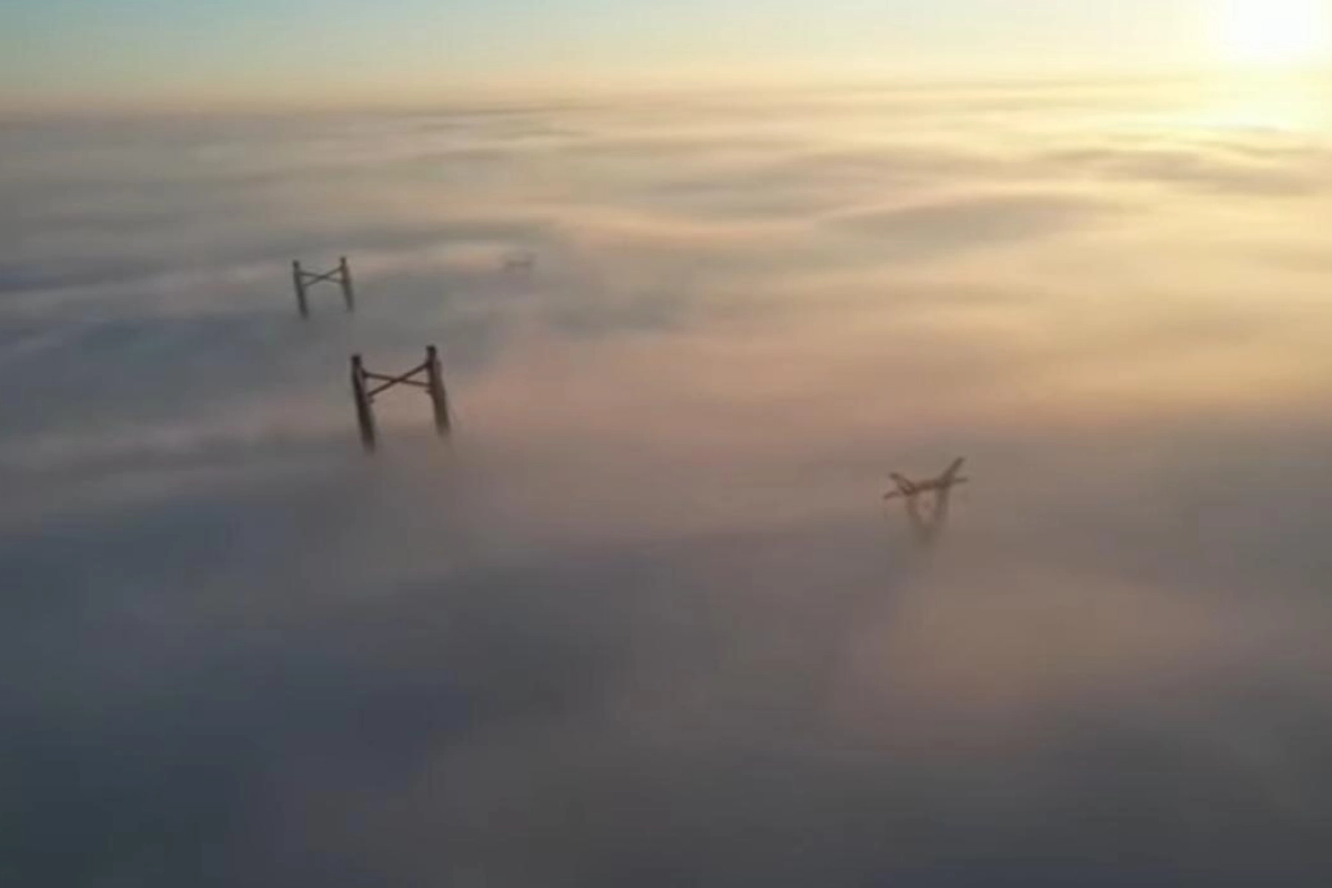 As&iacute; se ve&iacute;a el puente Z&aacute;rate-Brazo Largo