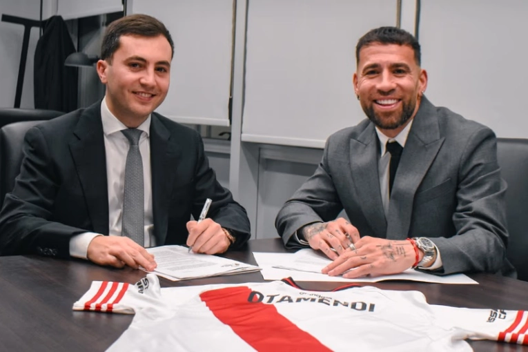 Nicolás Otamendi fue confirmado cómo nuevo refuerzo de River Plate