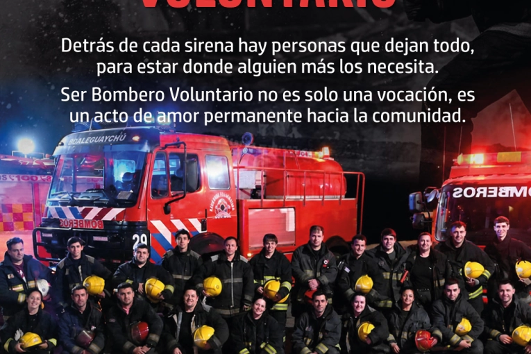 Hoy es el Día del Bombero Voluntario