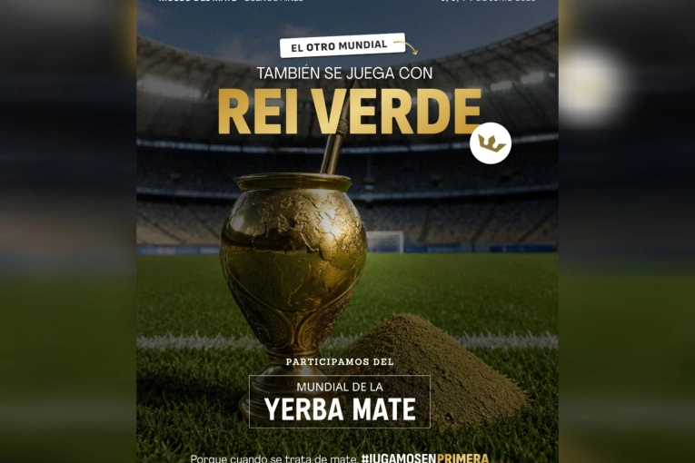 Rei Verde juega en primera: la marca competirá en el Primer Mundial de la Yerba Mate
