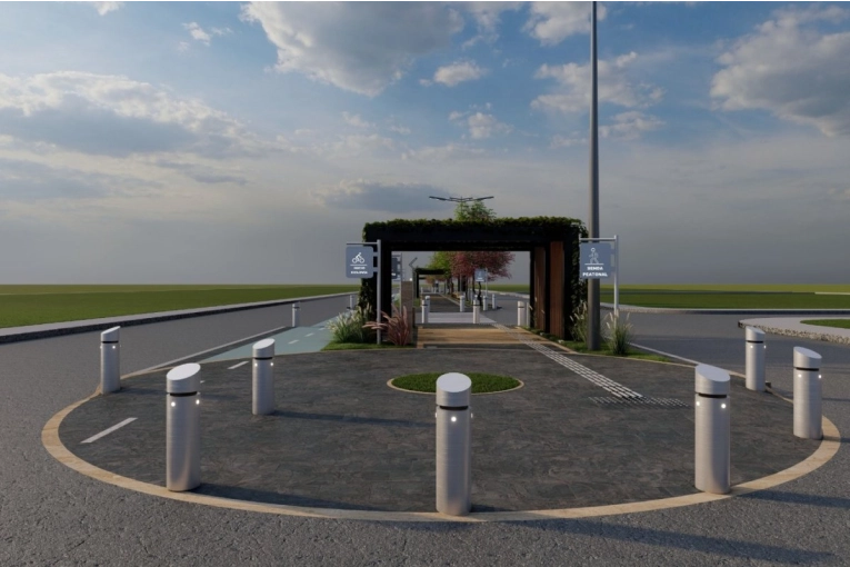 Davico anunció la reconstrucción y modernización de las plazoletas de Avenida Parque