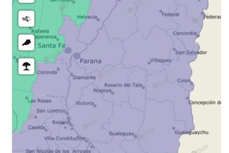 Advierten sobre la presencia de bancos de niebla en toda la provincia este viernes