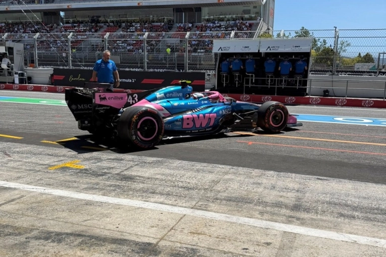Franco Colapinto largará 13° el GP de Barcelona