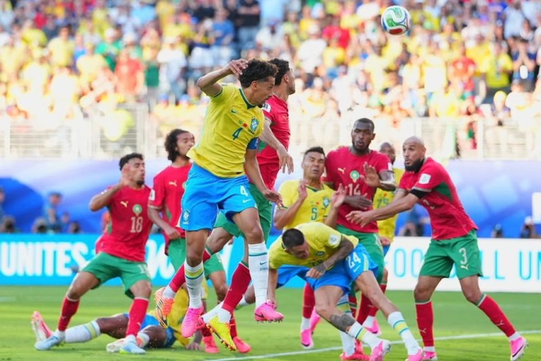 Brasil y Marruecos igualaron 1-1 en la primera fecha del grupo C