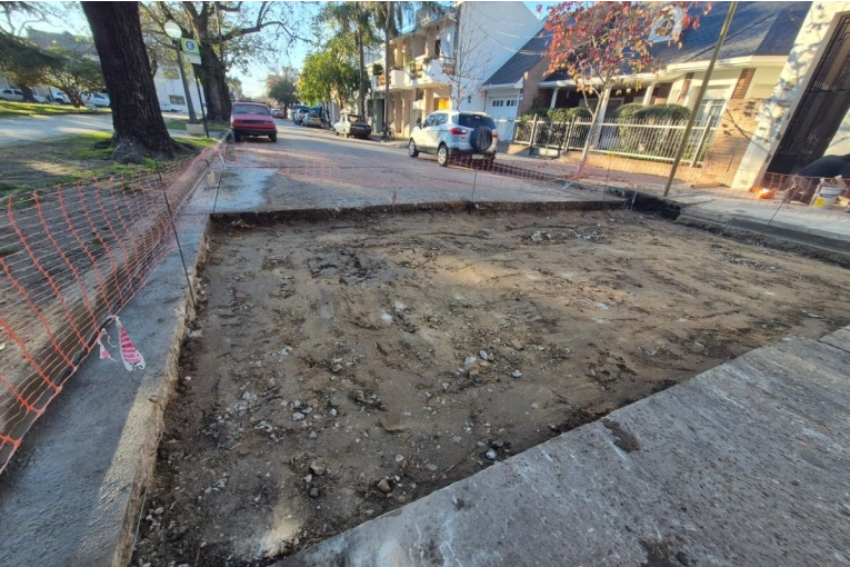 Comenzaron los trabajos de bacheo y refacción de calzada en la zona céntrica