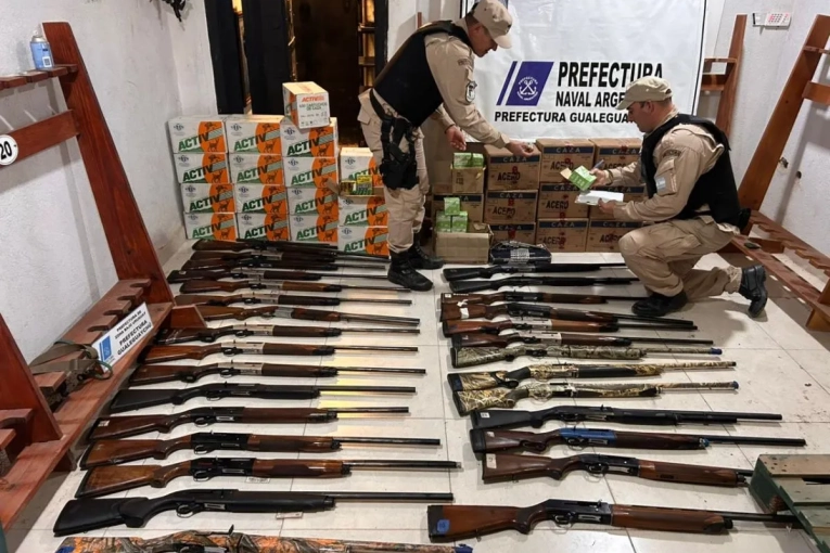 Escándalo en Gualeguaychú: descubren un arsenal y un negocio millonario en coto vip de caza ilegal