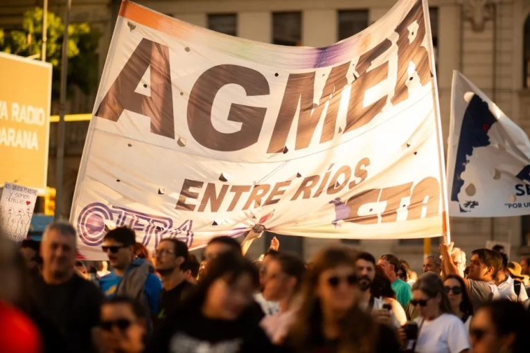 Agmer convocó a un paro este miércoles