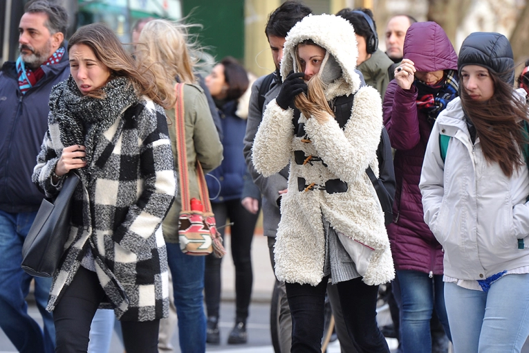 Hay alerta amarilla por bajas temperaturas en gran parte de la provincia