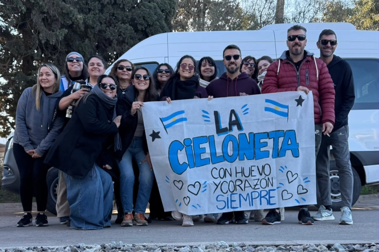 La Cieloneta acompañó a Cielo Pereyra que se consagró subcampeona provincial de malambo femenino