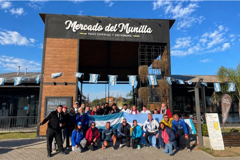 La llama olímpica cerró su recorrido en el Mercado del Munilla