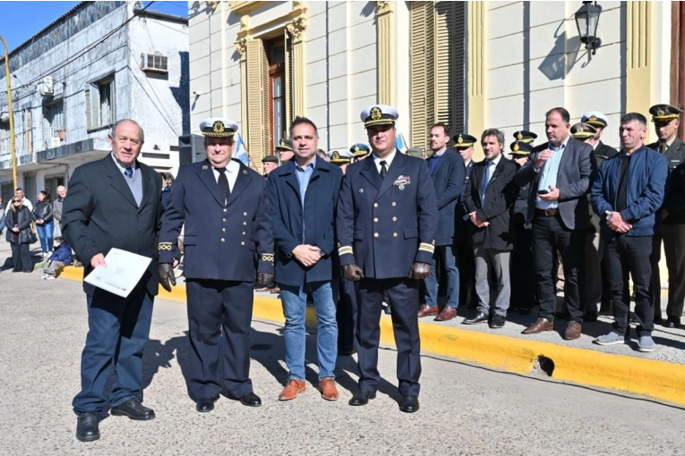 Davico acompañó el aniversario de la Prefectura Naval Argentina