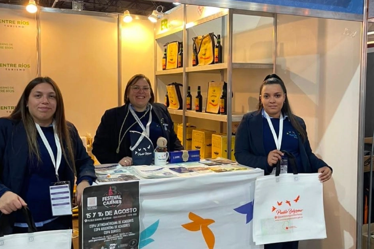 Pueblo Belgrano promocionó su oferta turística en la Feria Caminos y Sabores