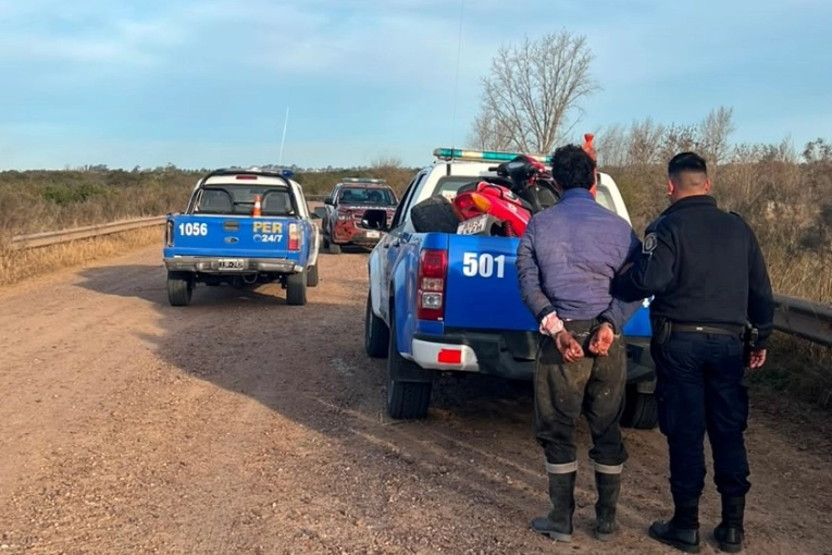 Identificaron a dos autores del robo de una moto en zona rural