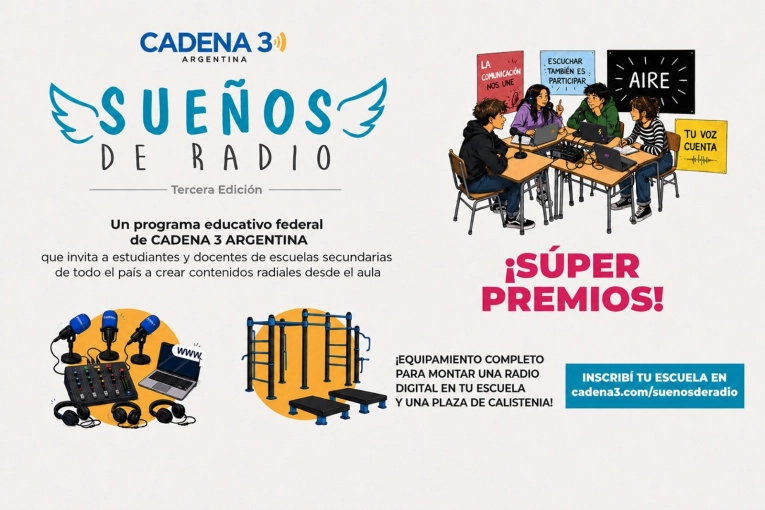 Invitan a las escuelas secundarias a participar del certamen federal Sueños de Radio