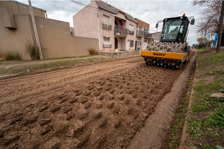 Asfaltado 150 cuadras: este lunes se inicia la base de suelo cemento en calle Andrade