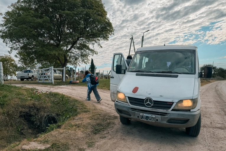 Comenzó la licitación por tramos del Transporte Escolar Rural
